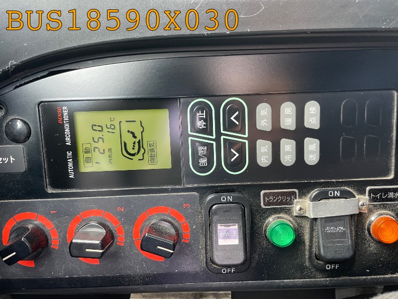 エアコン操作パネル